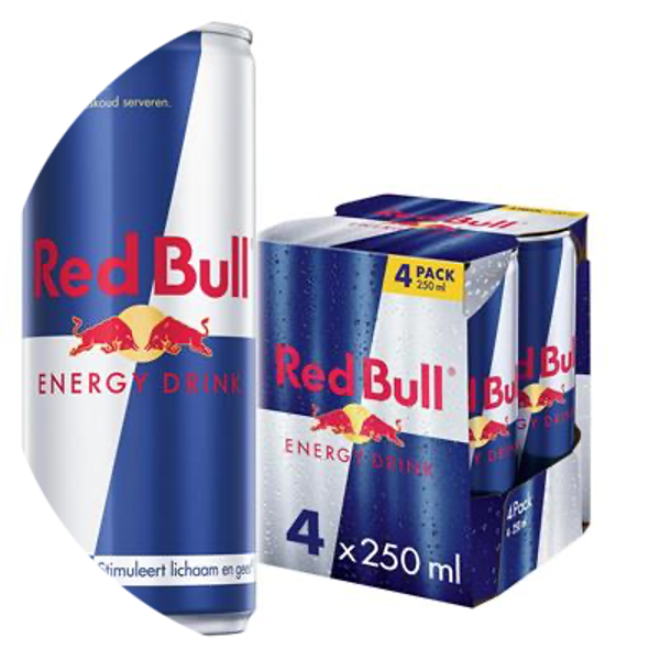 RED BULL ENERGY CANS 6X25CL 4-PACK Art nr. 22799