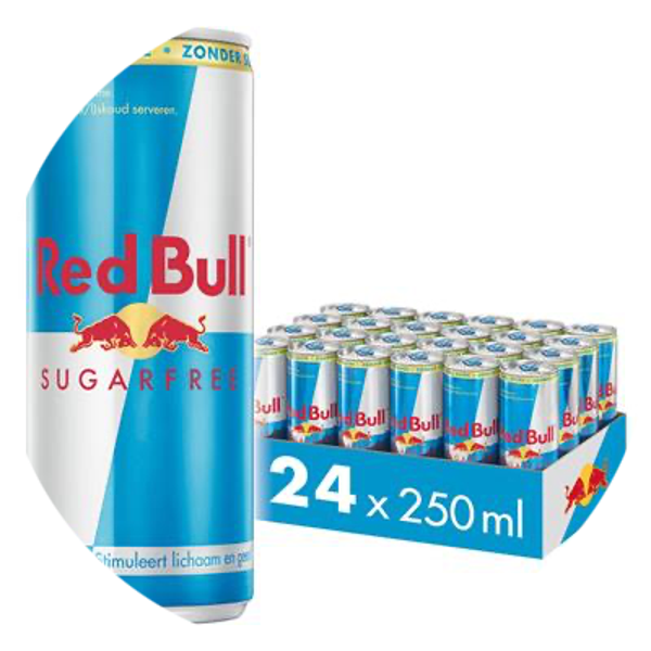 RED BULL ENERGY CANS SUIKERVRIJ 24X25CL Art nr. 20797