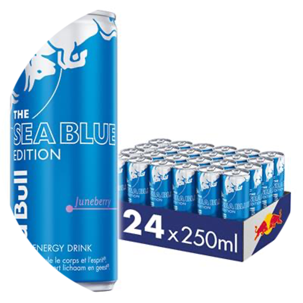 RED BULL SEA BLUE JUNEBERRY EDITION CANS 24X25CL Art nr. 55049