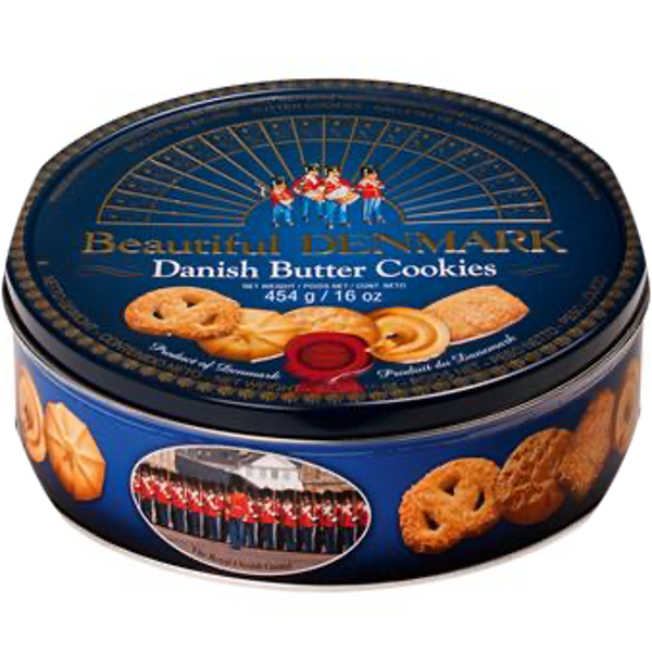 HAMLET DEENSE KOEKJES IN BLIK 12X454G Art nr. 56905