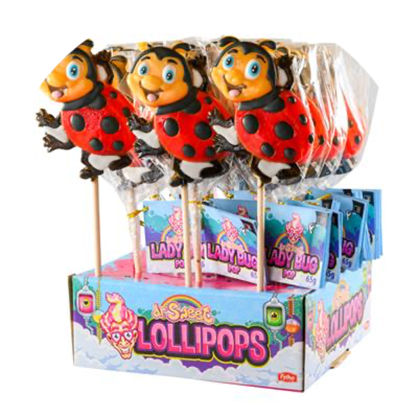 DR. SWEET LADY BUG POPS Desplay X20 Art nr. 56833