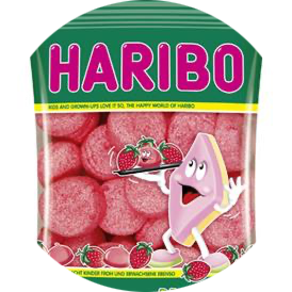 HARIBO CHAMALLOWS RUBINO-AARDBEIEN 12X175G