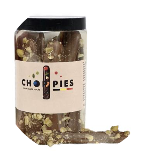 CHOPPIES CHOC. STICKS MELK DRIED BANANA 15X100G Art nr. 56942