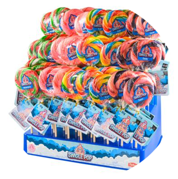 SWIGLE POP COUNTER DISPLAY 77X45G
