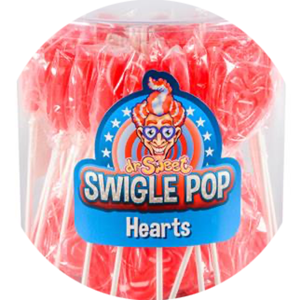 SWIGLE POP MINI HEARTS 50X12G