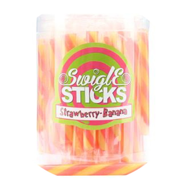 SWIGLE STICKS BANANA STRAWBERRY 50X10G Art nr. 53587