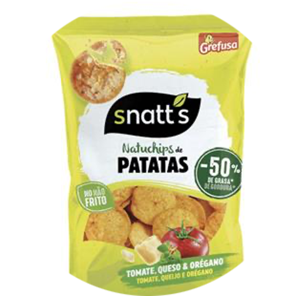 SNATT'S NATUCHIPS TOMAAT, KAAS&OREGANO 45X23G Art nr. 55936