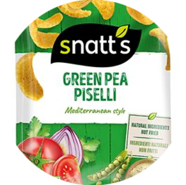 SNATT'S SNACKS ERWTEN MEDITERRANEAN STYLE 12X85G Art nr. 54306