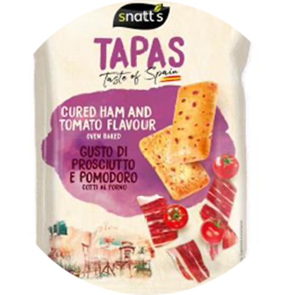 SNATT'S TAPAS HAMSMAAK&TOMAAT 7X120G