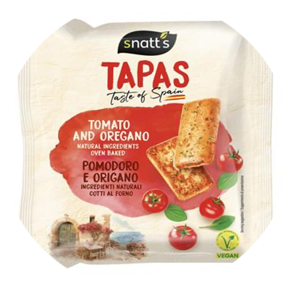 SNATT'S TAPAS TOMAAT&OREGANO 22X35G Art nr. 54008