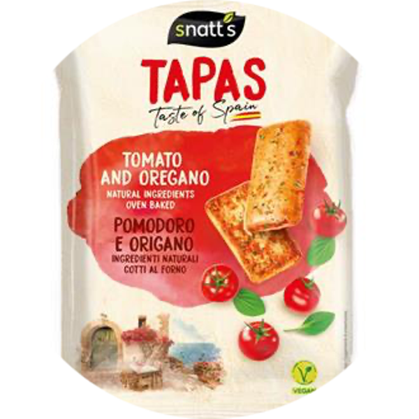 SNATT'S TAPAS TOMAAT&OREGANO 7X120G