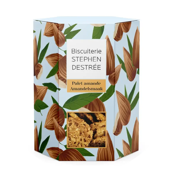 Doos amandelpaletjes - 100 g geschenkdoos verp 27