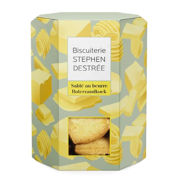 Boterzandkoekjes in doos - 100 g Geschenkdoos verp 27