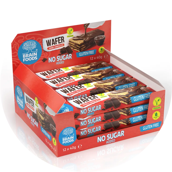 Display  12 Dubbele chocoladewafel verp 48