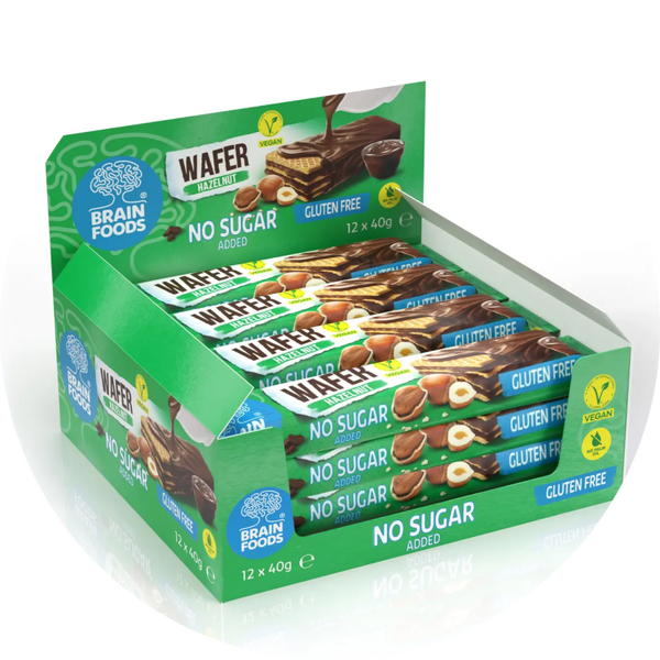 Display 12  Hazelnootwafel glutenvrij en vegan verp 48