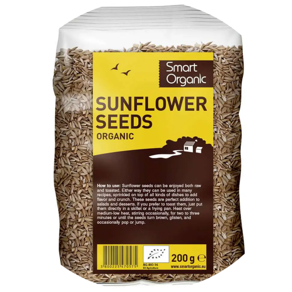 Zonnebloempitten, bio, slim biologisch, 250 g/1 kg  verp 6
