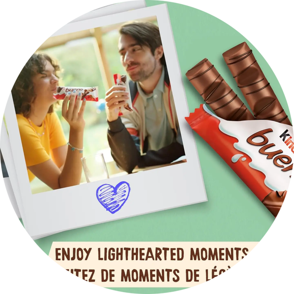 Display Kinder Bueno Melkchocolade verp 20 stuks