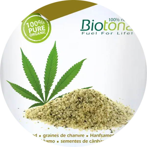 Biotona Hennepzaad 100% Rauwe Gekapte Zaden — 300 g verp 6