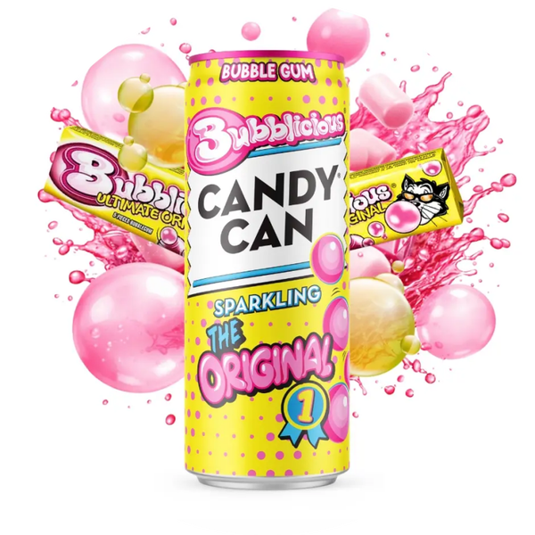 Candy Can x Bubblicious Sprankelend De Originele 24x330 ml verp 96