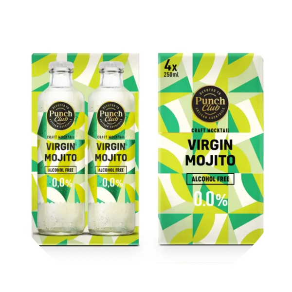 Punch Club 'Virgin Mojito' Craft Mocktail 6x4x250ml Verp 24