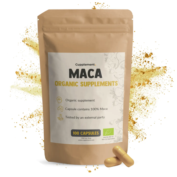 Maca Capsules 500 mg Biologisch - 100 Capsules Verp 10
