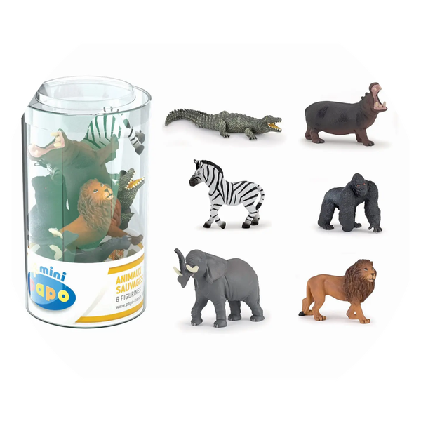 Mini Plus Wilde Figuren, Set 1, 6 Stuks Verp 6 set