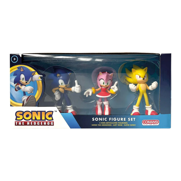 Super Sonic collectie set - 3 speelgoeddfiguren Verp 12