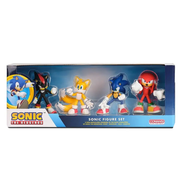 Sonic Verzameling Set (4 Figuren) - Comansi Sonic Speelfiguur Verp 12