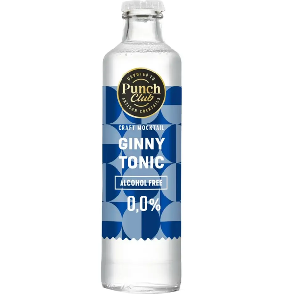 Punch Club ‘Ginny Tonic’ Craft Mocktail 6x4x250ml 24 stuks
