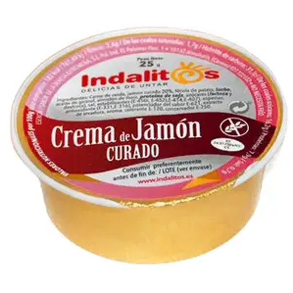 Crème vlootjes met gerookte ham 25Gr verp 45 x 4 = 180 stuks