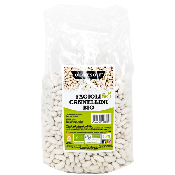BIO CANNELLINI BONEN 1 Kg Verp 6