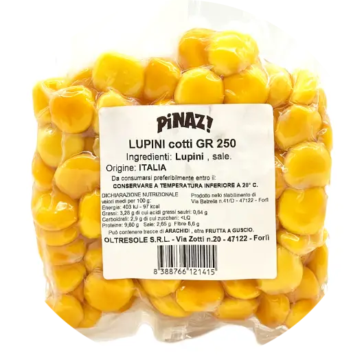 GEZOUTEN LUPINI 250 g Verp 12