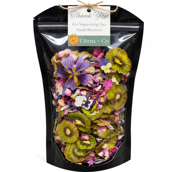 kiwigarnituur met eetbare bloemen 25 g verp 12