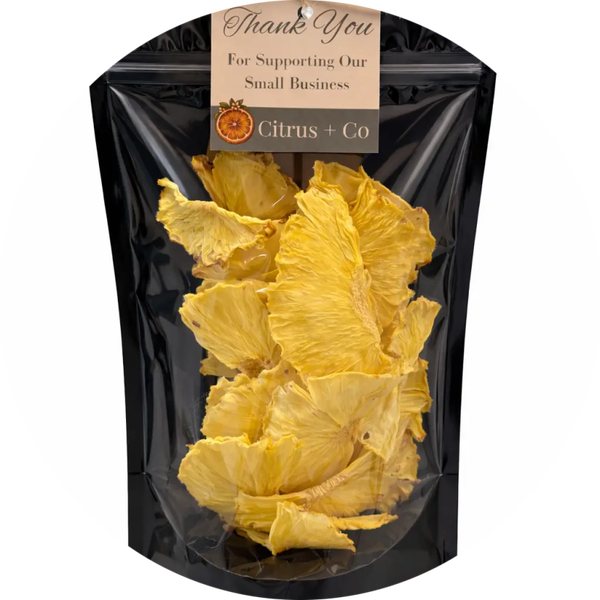 Luxe gedroogde ananas garnituur 25 g verp 12
