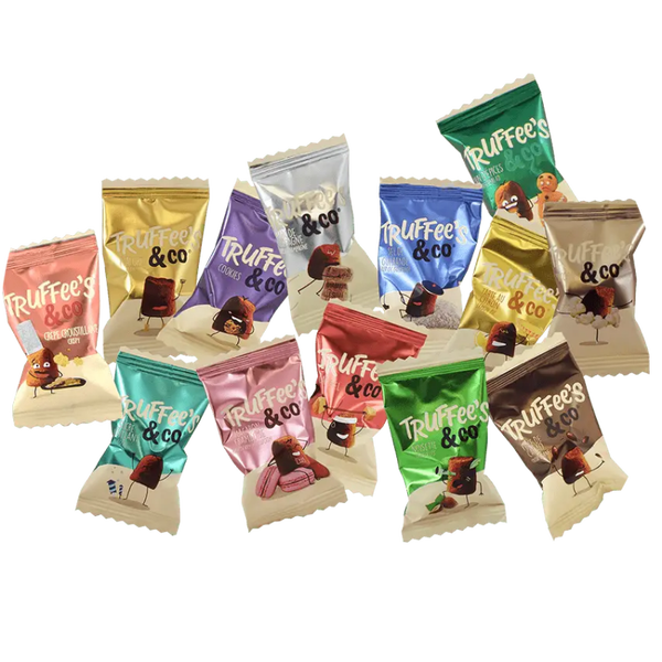 Truffee's & Co chocoladetruffels - individueel verpakt - gemengde smaken 500g