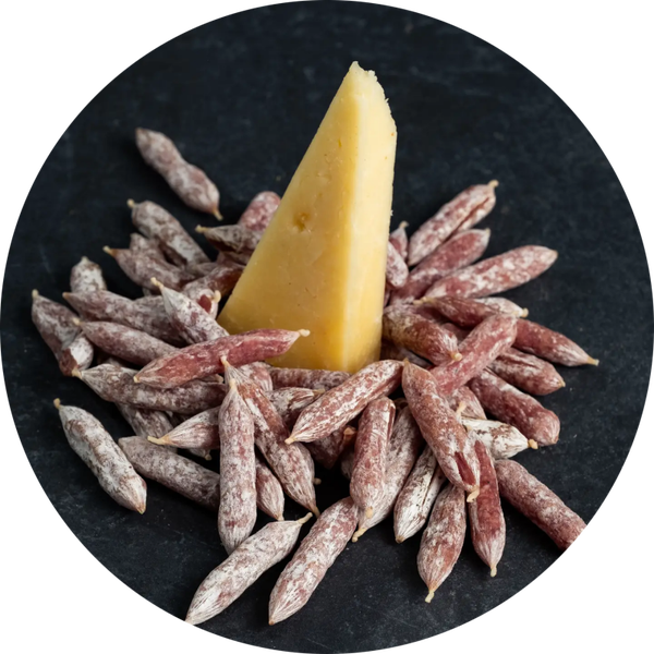 Mini Crocs met Cantal-kaas 100g verp 12