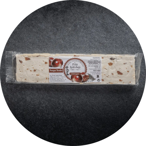 Zachte nougat met kastanje 100g verp 12