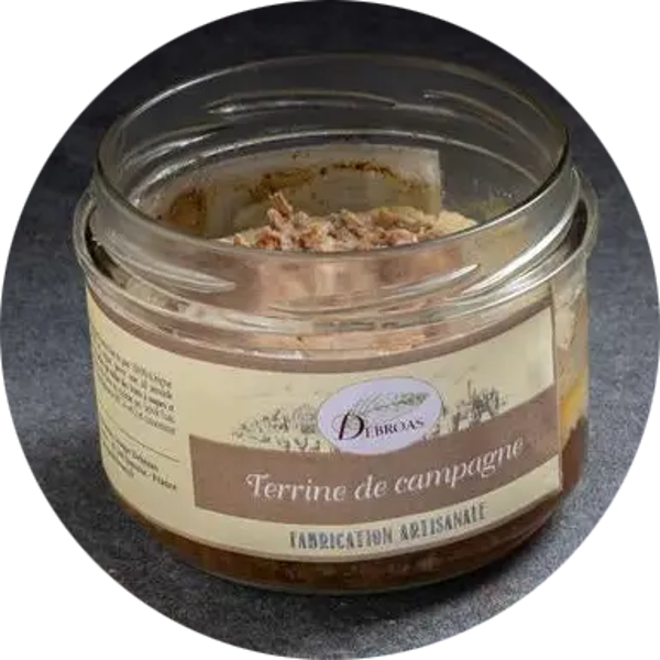 Ouderwetse landelijke terrine 340g verp 12