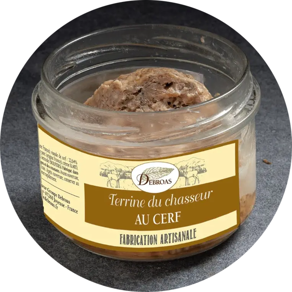 Jachterrijnterrine met hert 340 g verp 12