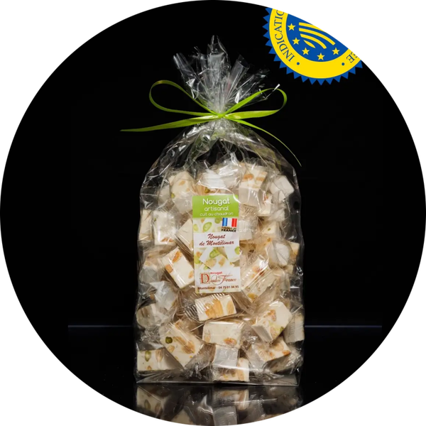 Zak 1 Kg Nougat De Montélimar Tendre BGA verp 12