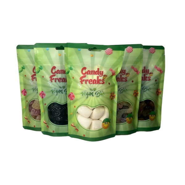 Candy Freaks - Vegan en Biologisch snoep  5x 6 stuks 30