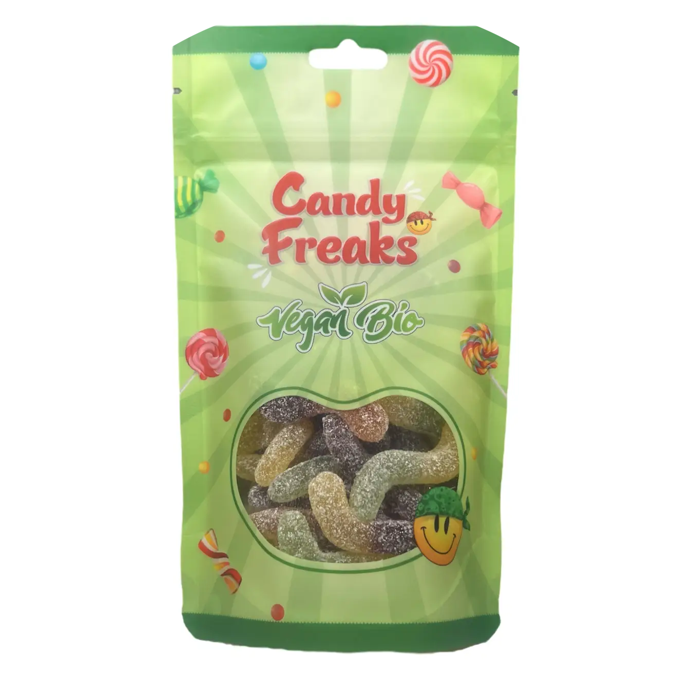 Zure zigzag snoepjes - Candy Freaks - Vegan en biologisch  verp 6