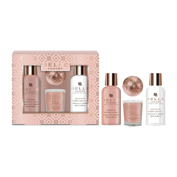 Prachtige Luxe In Amber - Ontspannend Badcadeauset Verp 36