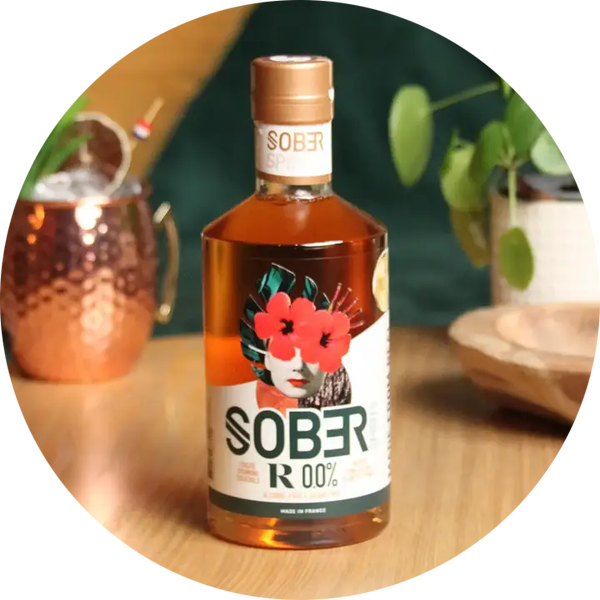 Sober Spirits R 0.0% 50 cl - Alcoholvrije rumalternatief Verp 6