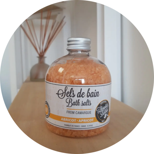 Camargue badzout met abrikoosgeur 400g verp 16
