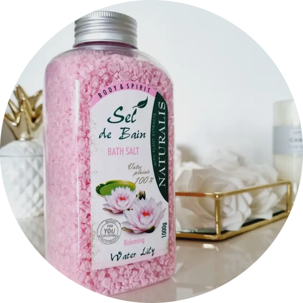 Waterlelie badzout 1,1 kg verp 12