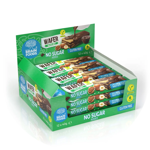 Display 12 Hazelnootwafel glutenvrij en vegan verp 48