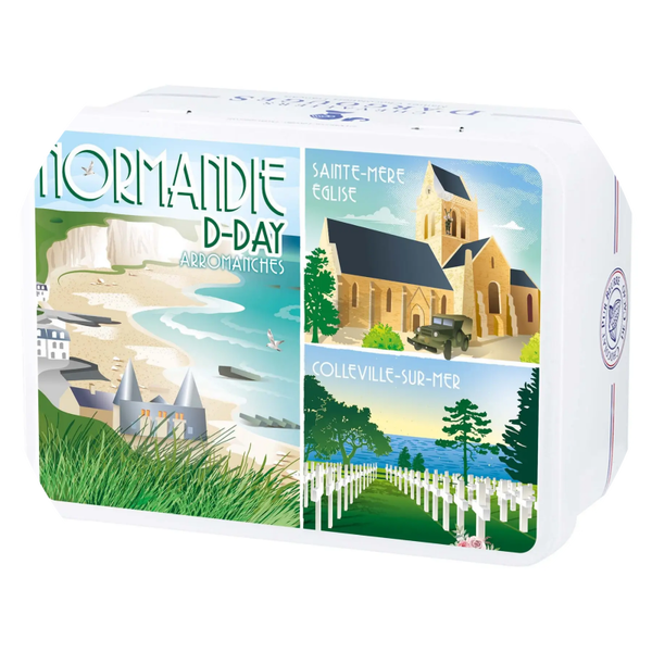 Normandië D-Day Cadeaudoos Melkchocolade Hazelnootpralines 33% Verp 24