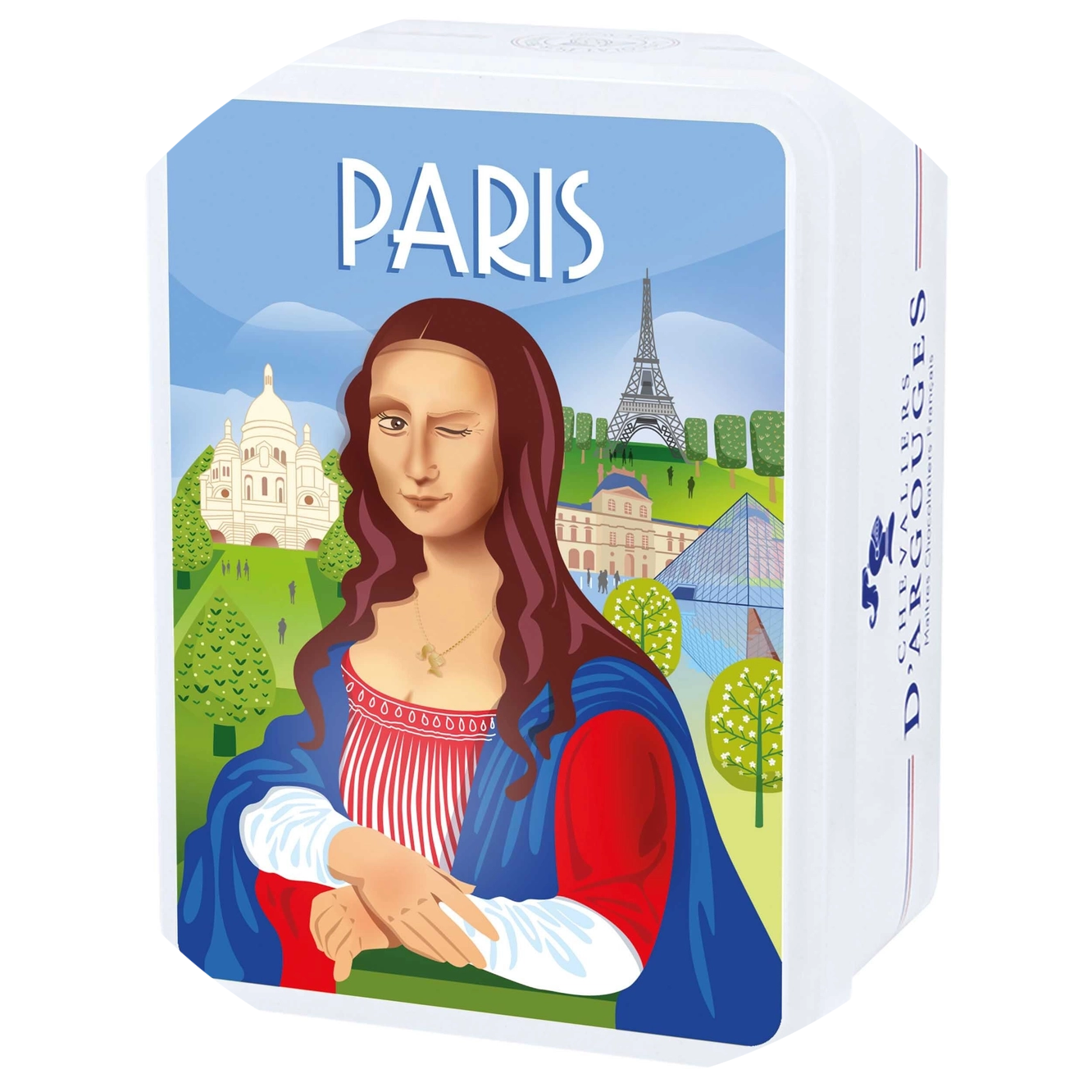 Mona Lisa geschenkdoos met hazelnootpralines in melkchocolade (33%) Verp 24