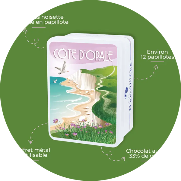 OPAL COAST BOX - HAZELNUT BITES MELKCHOCOLADE 33% Verp 24